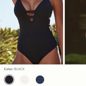 BNWT Seafolly Deep V One Piece Swimsuit sz US 6 AUS 10 style 10634-942